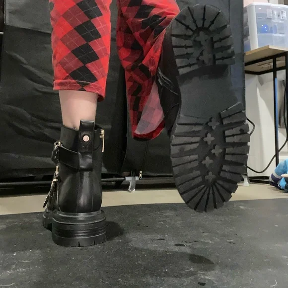 Shoe the bear Franka black leather boots size 6.5 US and EU 37! - Picture 5 of 8